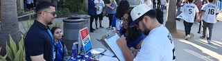 Outreach event tabling Voter Registration